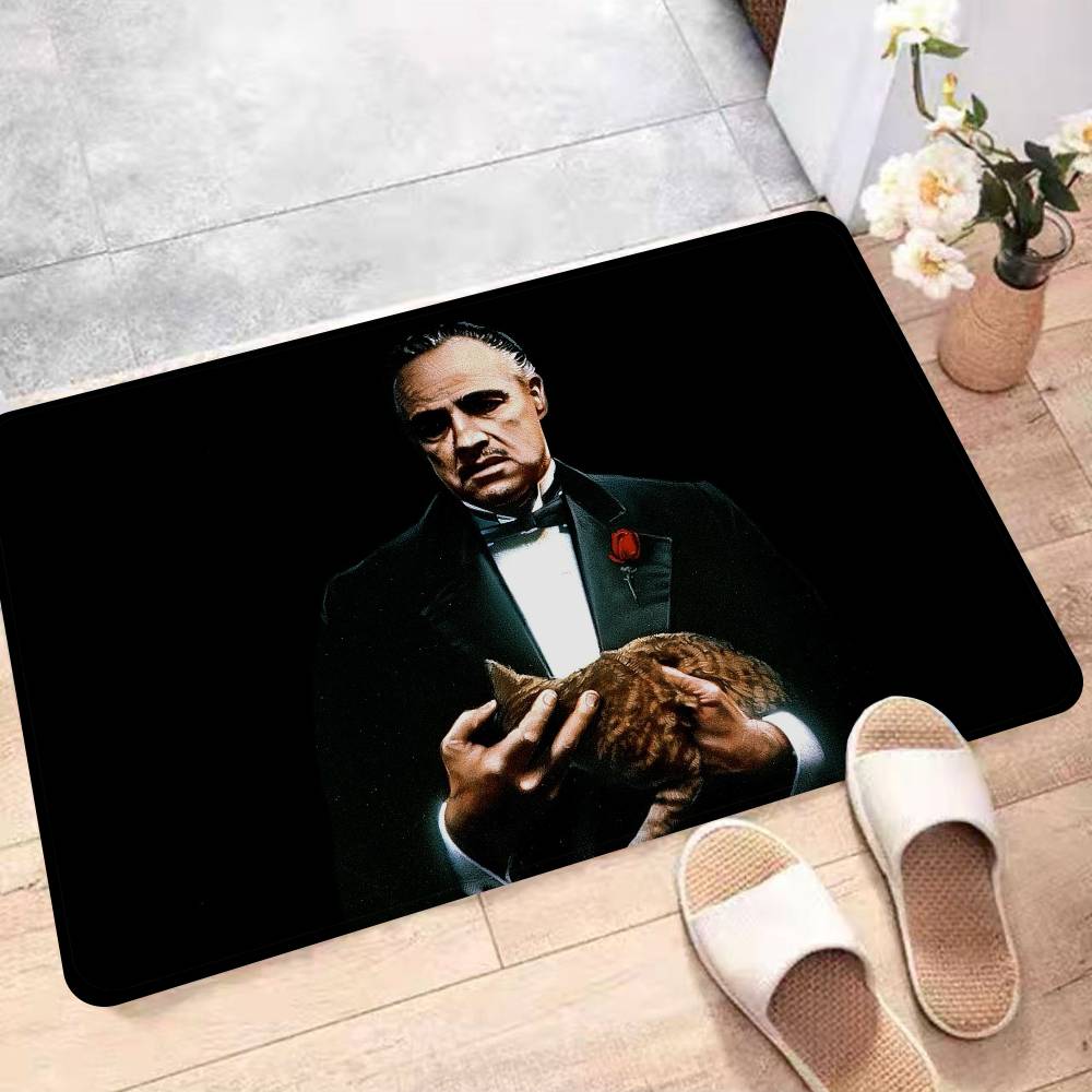 Tappetini da Pavimento Gangster Movie The G-Godfather Antiscivolo Assorbi Acqua Cuscino a Striscia Lunga Tappetino per Camera da Letto Tappeti per la Casa