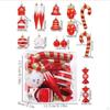 16 Pieces Christmas Decoration Hanging Pendant Photo Props Decorative Gifts Ornament Celebration for