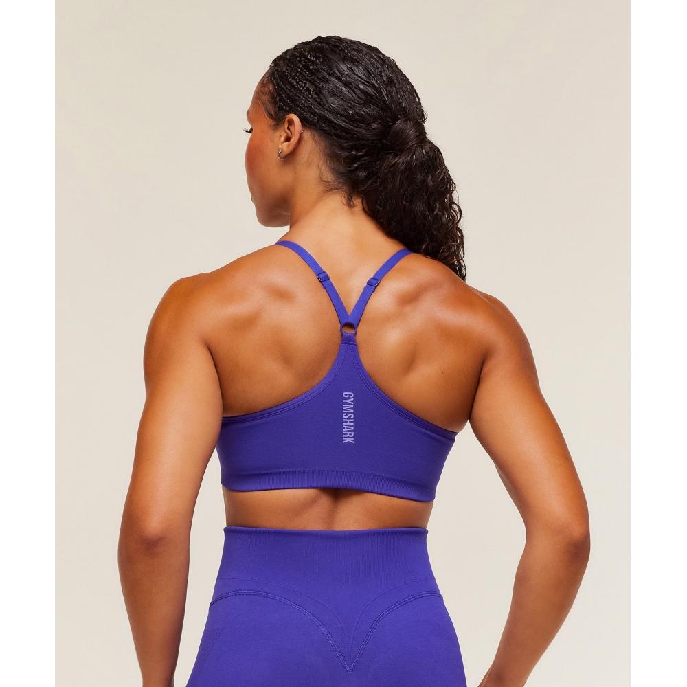 Gymshark Activate Seamless Bralette Cobalt Purple B2c4p Pbqf