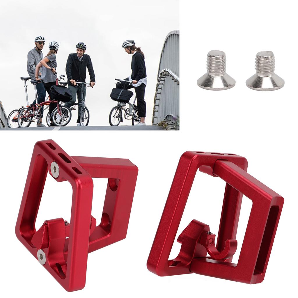 Folding   Front Bracket Aluminum Alloy Bike Bag Rack Mount Base for