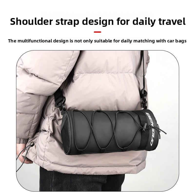 Bicycle Handlebar Bag Large Capacity Waterproof Cycling Storage For Commuters And Tourists