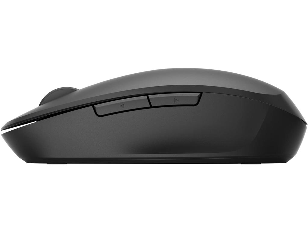 HP 300 2-Way Bluetooth Mouse, Black, Wireless, 5-Button Design with BackForward Buttons (Model Number: 6CR71AA#UUF), Compatible with Mac, Windows,