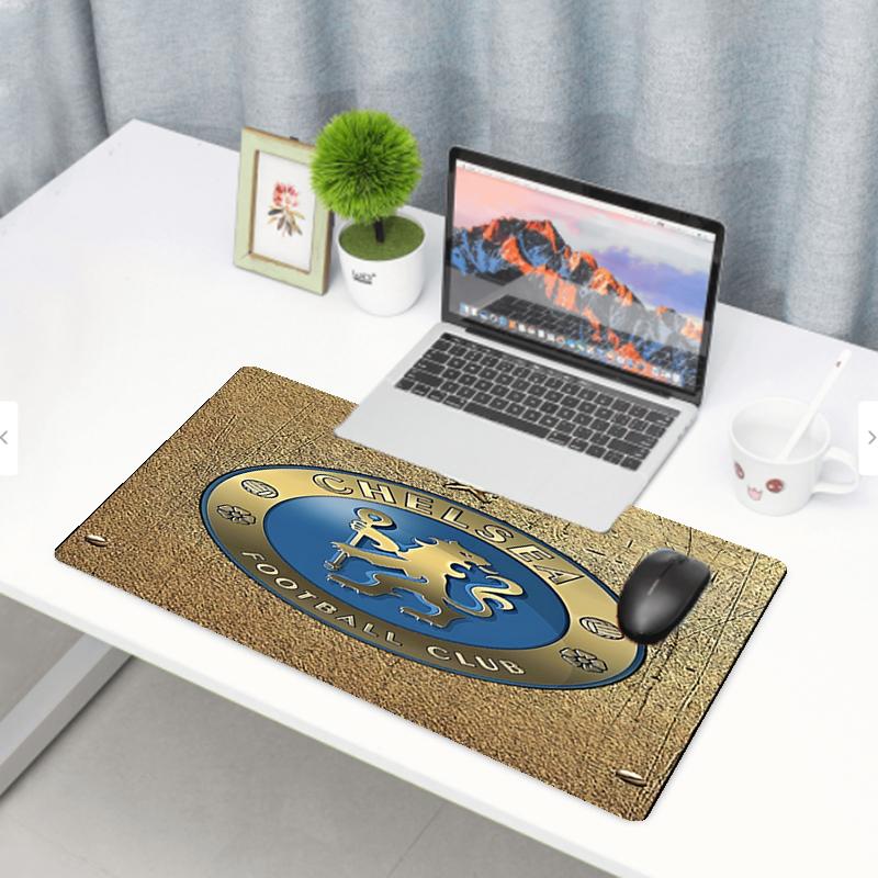 Chelsea F.C Print Mouse Pad, Anti‑Slip Desktop keyboard Mat, for PC Laptop Gaming Working Daily Use, Cool Festival Surprise Gift