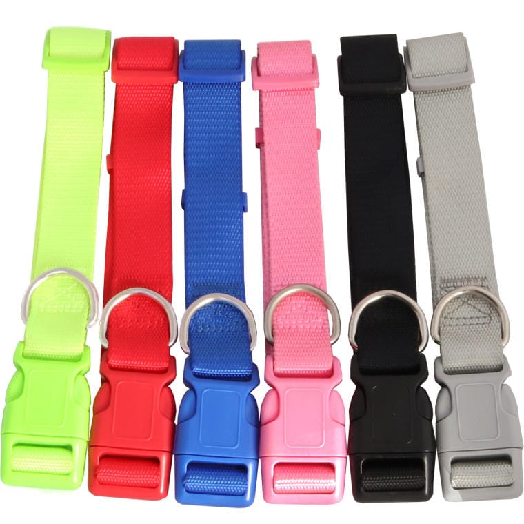 Durable Pink Dog Collar with Adjustable Size