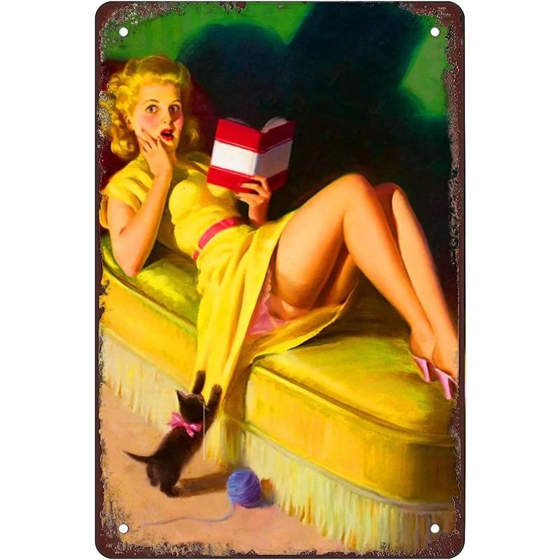 Vintage Coffee Metal Tin Sign Kitchen Bar Decor