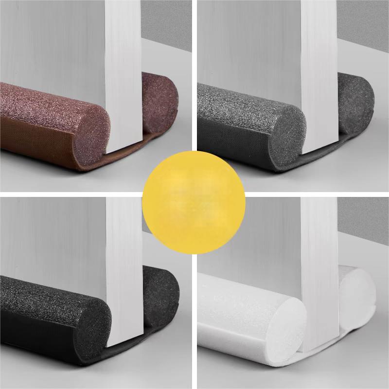 Maßgeschneiderter 37-Zoll flexibler Türboden-Zugluftstopper, faltbares Gummiprodukt mit Schaumstoff-Dichtung