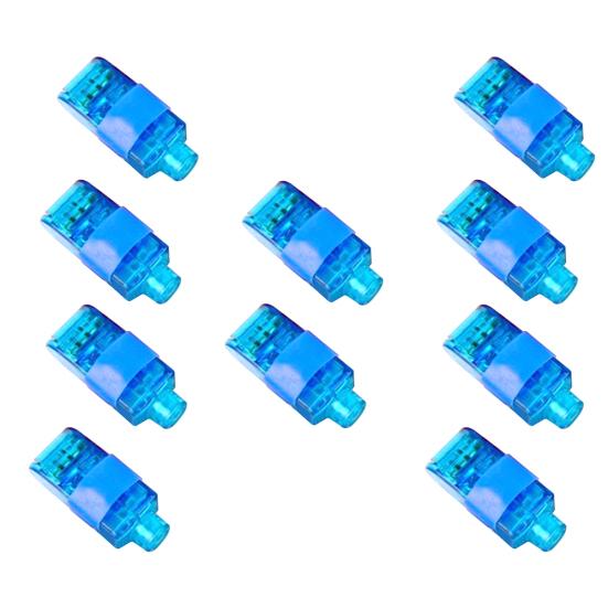 10 шт. Детские светодиодные пальчиковые лампочки для вечеринок, танцев, Рождества, Хэллоуина, Декор, Игрушка