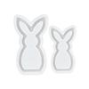 Moldes de Silicona de Conejo de Pascua Hueco Herramienta Profesional para Hacer Velas para Velas Artesanales Jabón Portavelas de Té Fundición de Resina