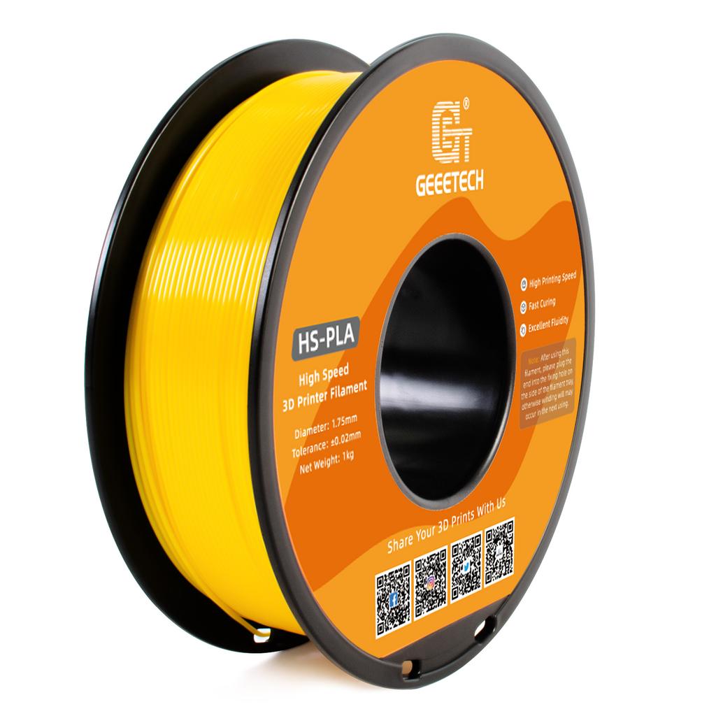 GEEETECH 1kg 1 spool 1.75mm High-Speed PLA Filament, Fast Curing,HS-PLA High-Speed 3D Printing Filament,Better Liquidity