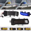 POPMOTORZ Sequential Side Mirror Turn Signals for 20 Series Vellfire 20 Vanguard 30 Noah 70 Estima 50 Estima Hybrid 20 RAV4 30 Series with Flowing