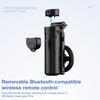 Mini Magnetic Selfie Stick with Bluetooth-compatible Remote 360 Degrees Rotation Portable Multifunctional Selfie Stick with Extendable Tripod