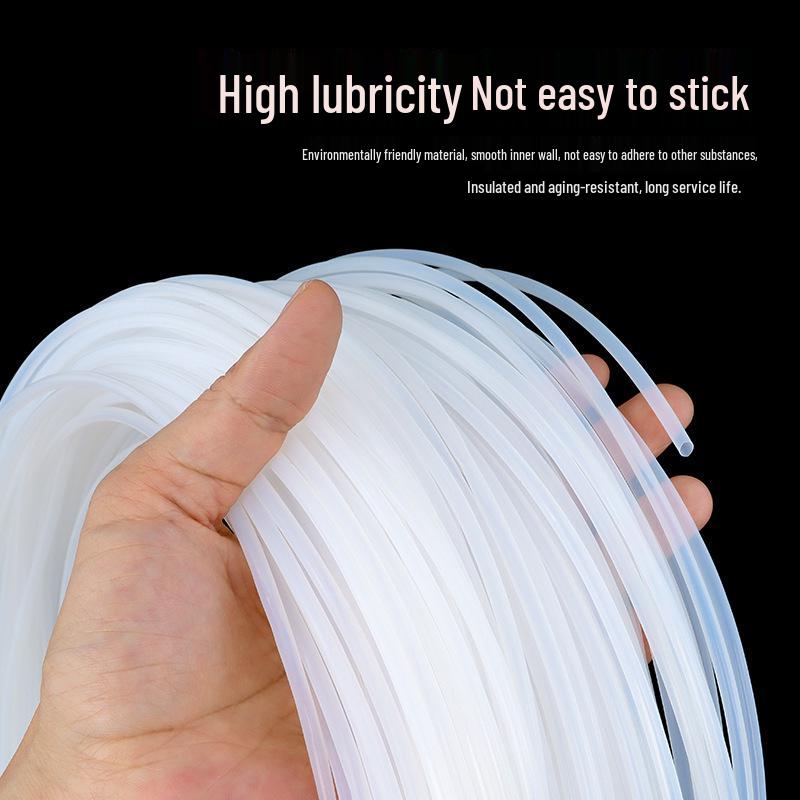 600V Translucent PTFE Capillary Tube for 3D Printing – Soft, Thin Teflon S-Type