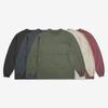 Solti Pigment Long Sleeve Poket T-Shirts (Deep Red)