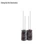 High-Frequency Surge-Resistant 10V 680µF Brown Aluminum Electrolytic Capacitor with PET Material