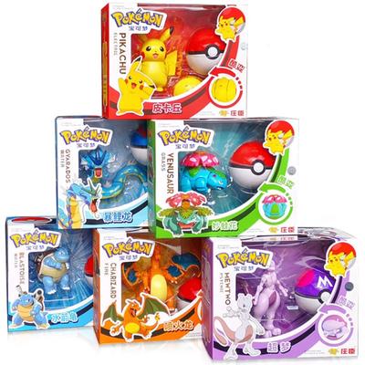 Pokemon Figure Doll Pikachu Bulbasaur Charmander Cute Cartoon Anime Figure Toy For Fans Collection