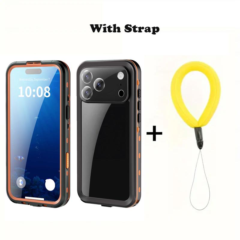 Shellbox-Compatible with IPhone 17 Pro Max /17 Pro/ Air /17, Transparent Shockproof and Dustproof IP68 Waterproof Phone Case
