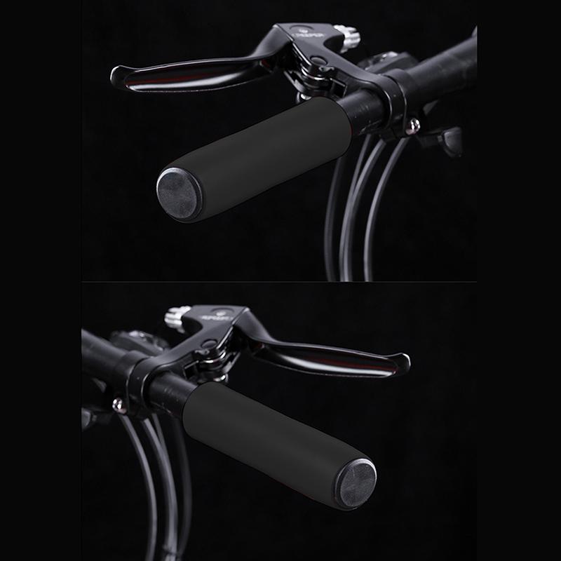 2pcs Cycling Part Soft Silicone Bicycle Handlebar Grips Outdoor MTB Road Bike Sponge Grips Cover Anti-slip Strong Support Grips