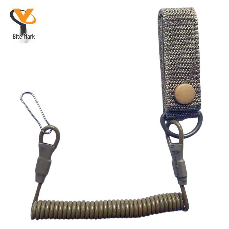 Tactical Anti-Loss Retractable Spring Lanyard