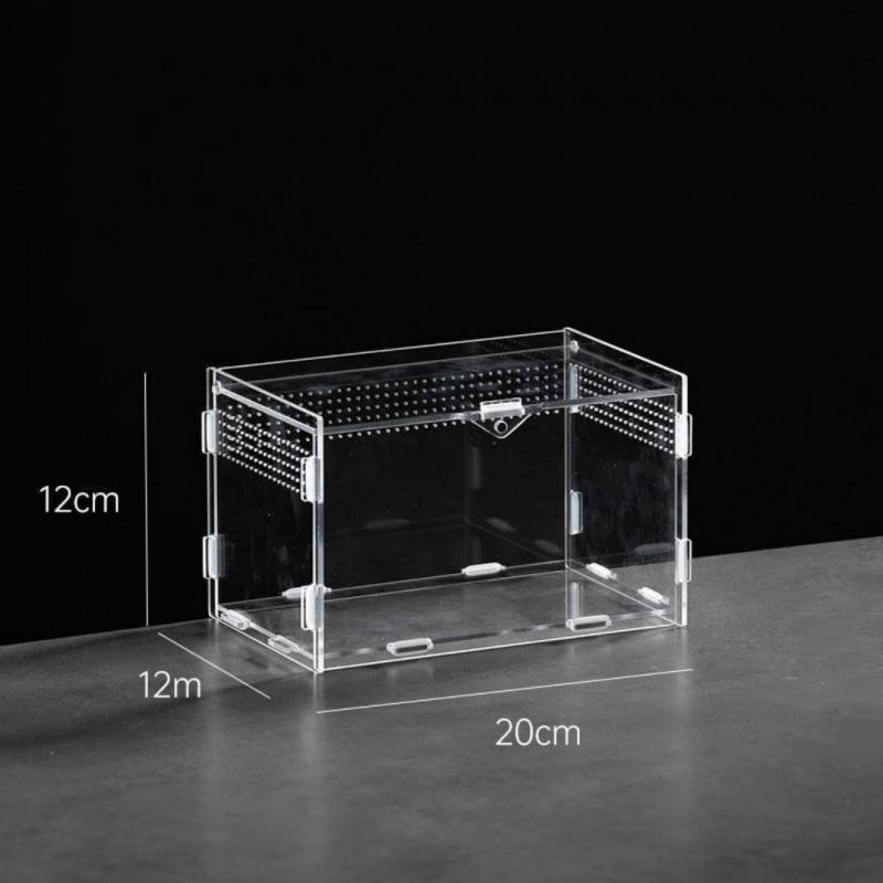 Acrylic Reptile Terrarium Kit Arboreal Pets Spider Housing Transparent Assembly Box