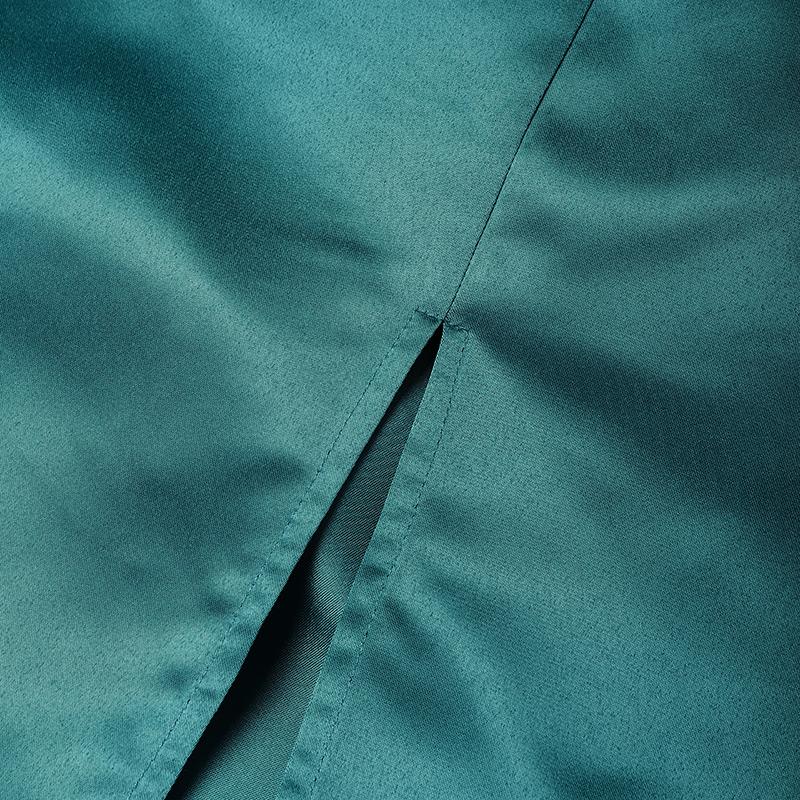 Dámské maxi šaty plus size s výstřihem do V, netopýřími rukávy, flitrovou patchworkovou aplikací, ležérního volného střihu