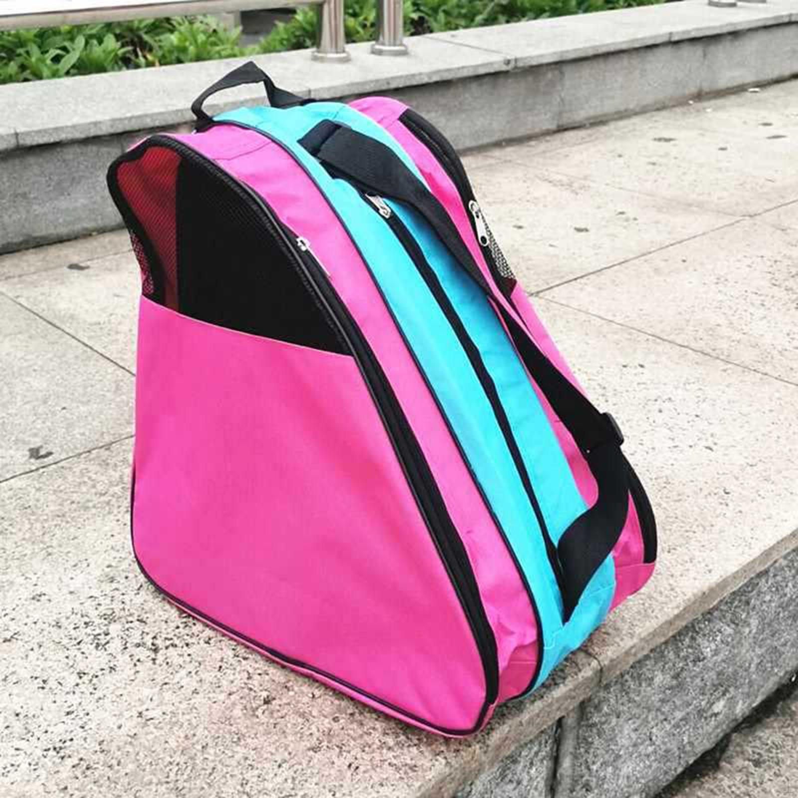 

Сумка для роликовых коньков Сумка Модные аксессуары для катания на коньках Чехол для обуви Переноска Pink Blue