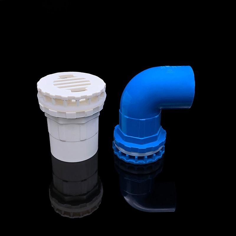 20~63mm White PVC Pipe Connectors Straight Elbow Tee Aquarium Water Supply 4 5 6 Ways Fittings Garden Irrigation DIY Accessories