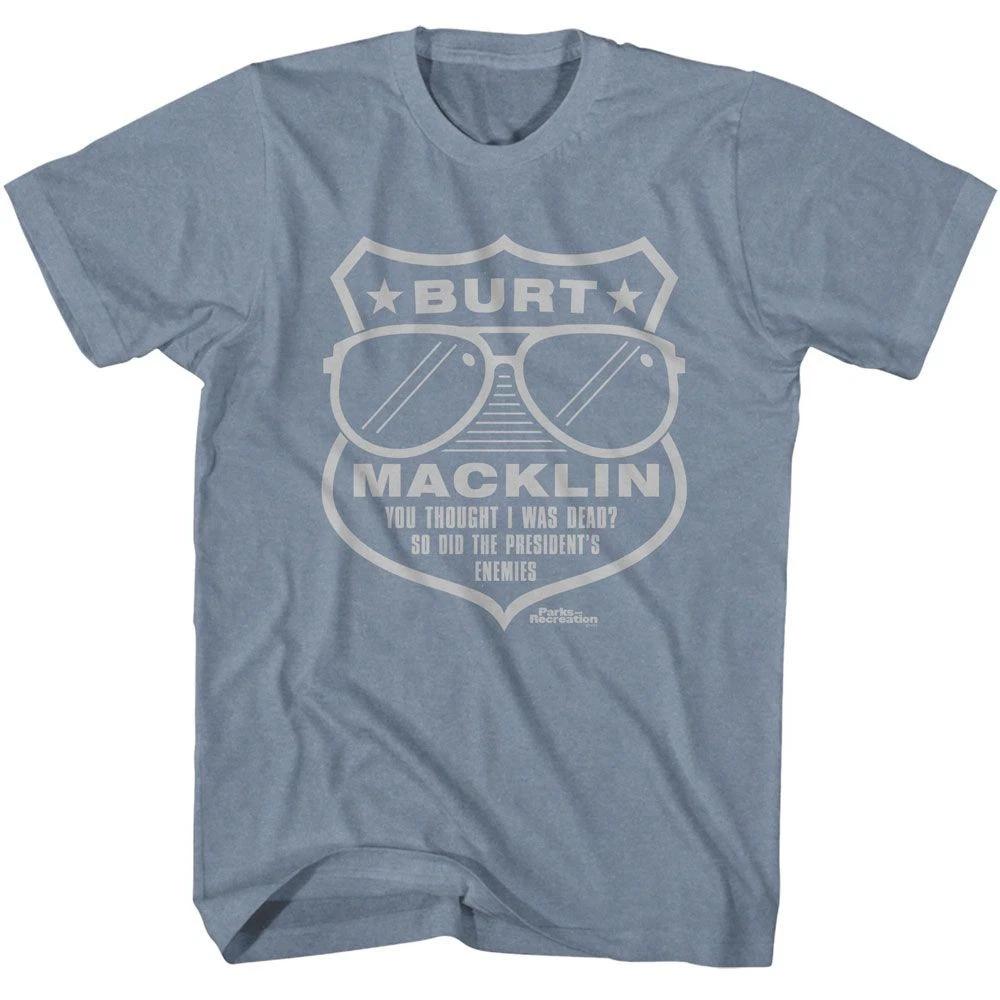 Parks And Recreation Special Agent Badge Indigo Heather TV Children s T-shirt 100