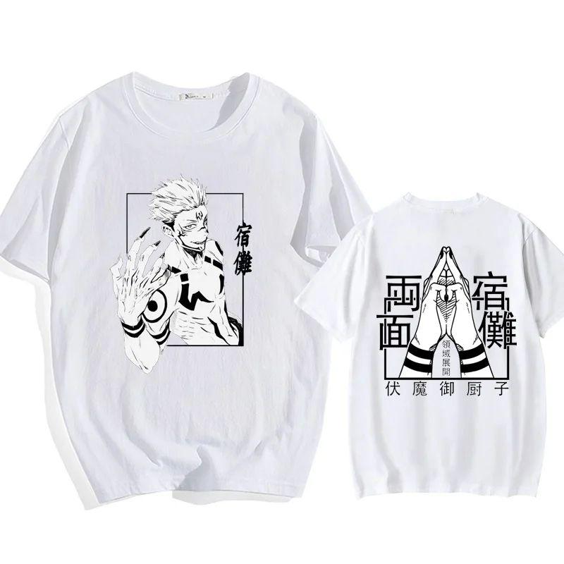 

Retro Y2K Anime Creative Character Pattern Short-sleeved High Street Rcasual Loose Top Unisex Sportswear Streetwear Unisex 4XL