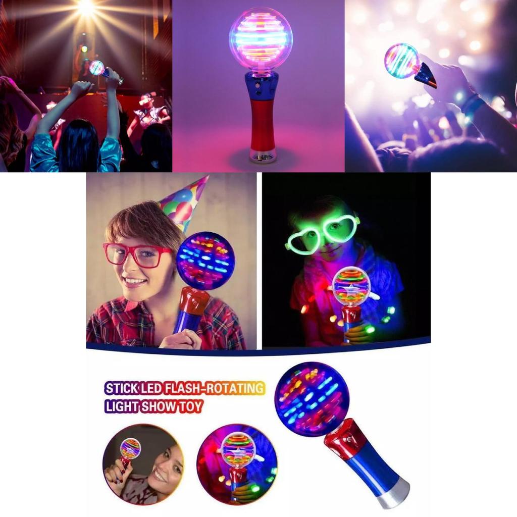 Colorful Glowing Led Light Stick Sphere Perfect For Concerts And Children's Performances