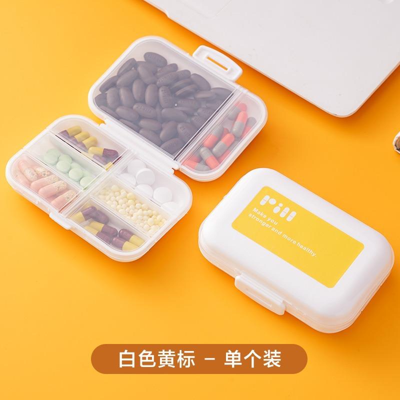 8 Grid Plastic Storage Box Medicine Box 7 Days Portable Practical Rectangular Pill Small Square Box Medicine Plastic Box
