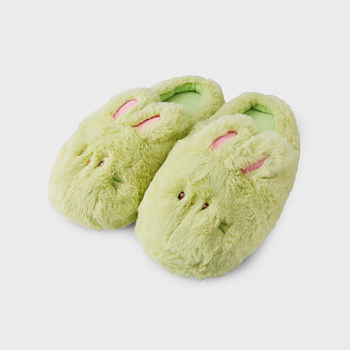 Bunini Plush Room Shoes (Green)