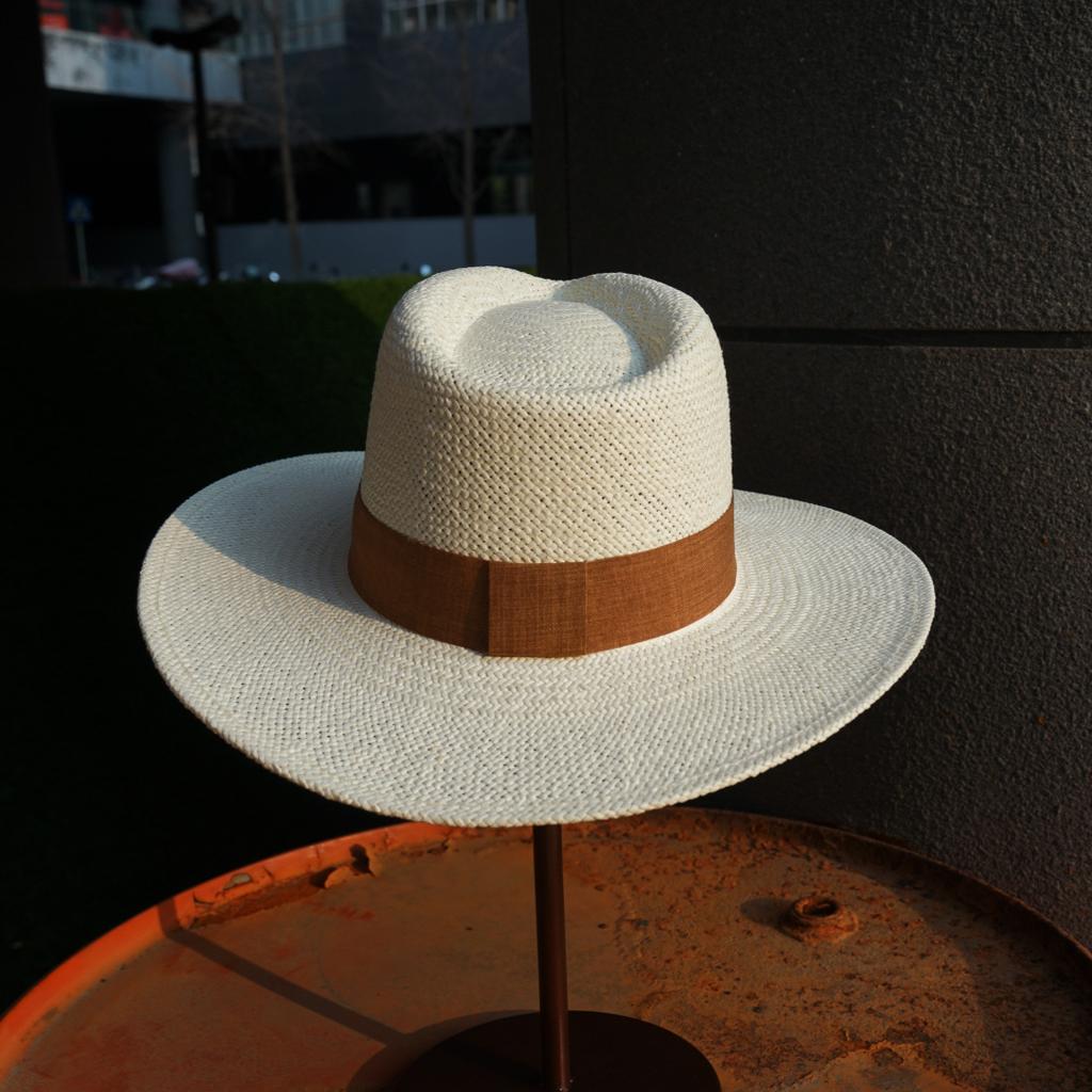 Französischer Retro Weiß Gewebter Panama Jazz Zylinderhut Für Männer Und Frauen Sommer Sonnenschutz Sonnenschirm Urlaub Breitkrempiger Strohhut