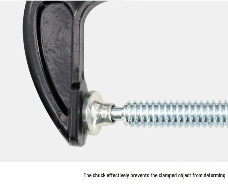 Yiertuo G-Shaped Woodworking Clamp with Deepened Rocker - Versatile G & C Type Fixture