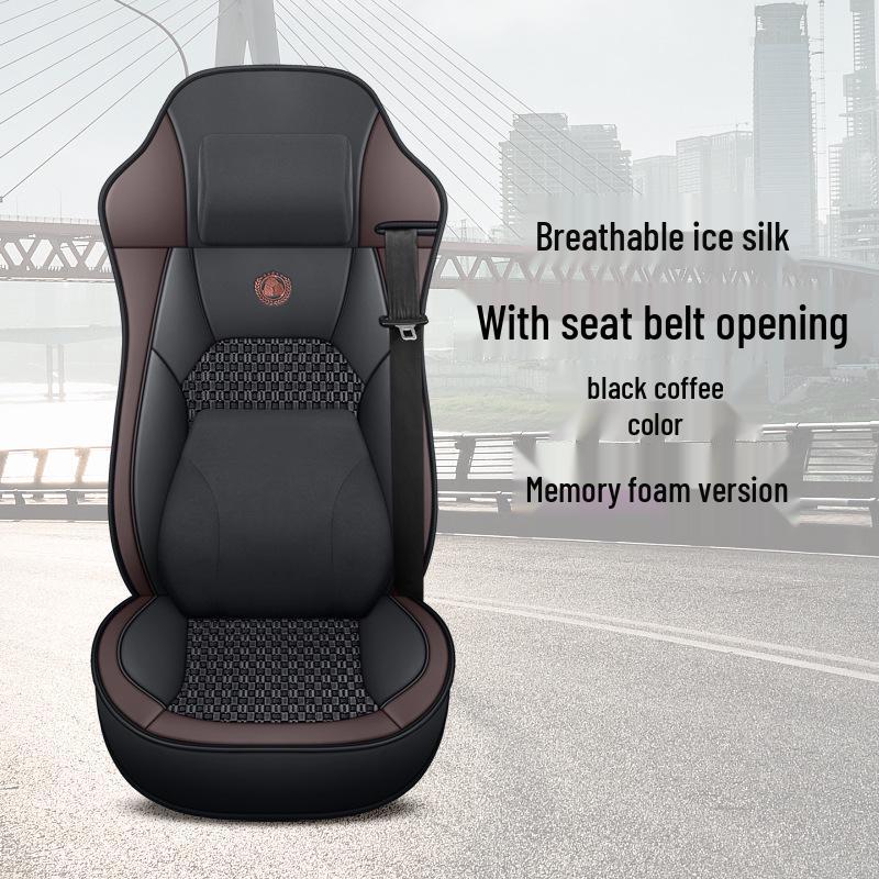 SAIC Hongyan Jieshi C500/M500/C350 Truck Leather Seat Cover Cushion - King Kong Series, Full Wrap