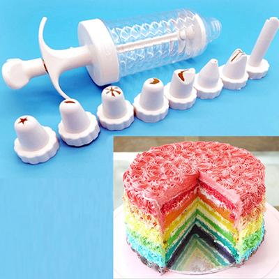 8 st Munstycken Spritspenna Tårta Kräm Bakverk Kaka Dekorering DIY Bakverktyg