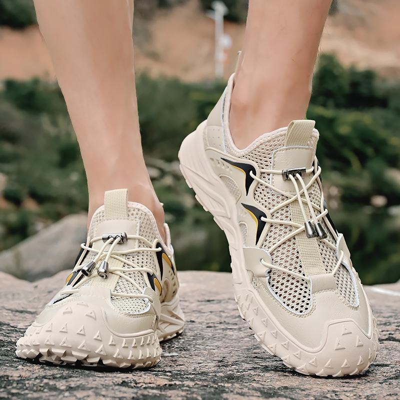 Letnie męskie sandały ze skóry naturalnej męskie obuwie codzienne Outdoor męskie skórzane sandały męskie obuwie plażowe rzymskie męskie buty