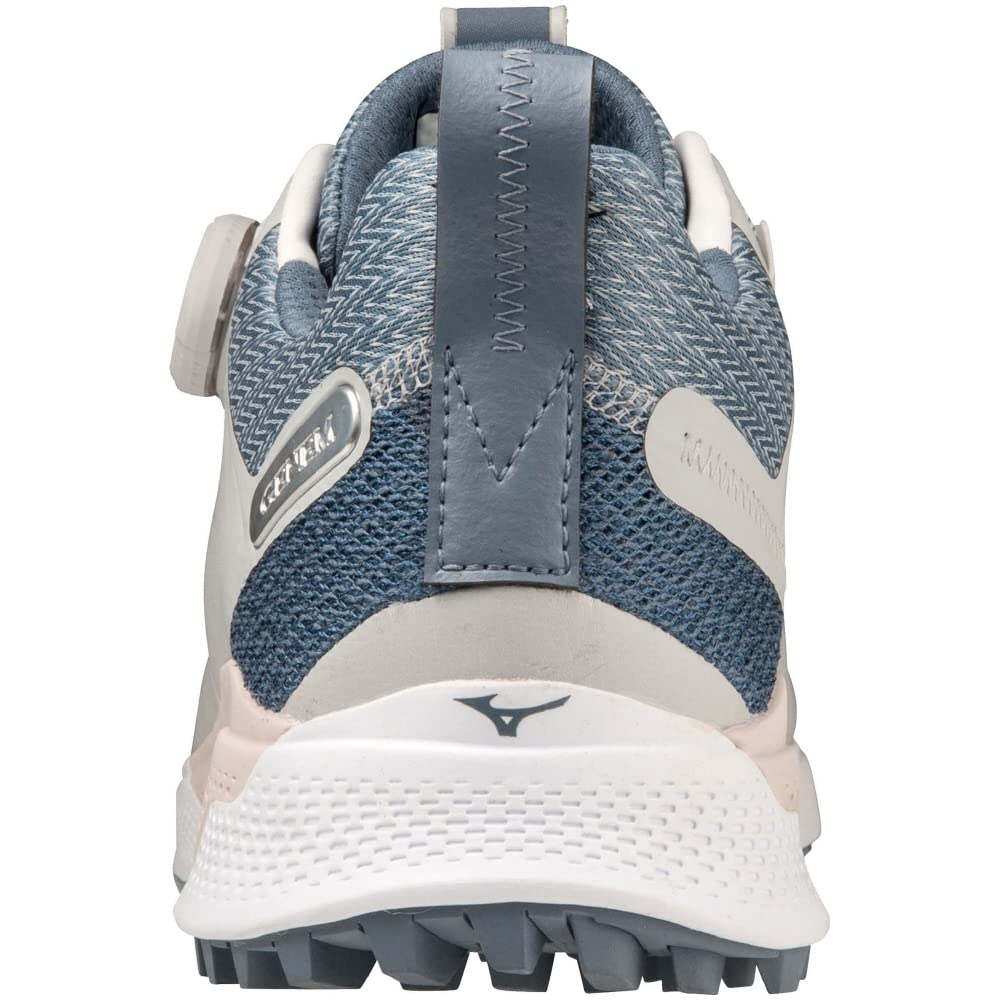 Genem WG BOA Waterproof Golf Shoes Cm 4E [Mizuno] Men's Gray/Navy 26.5
