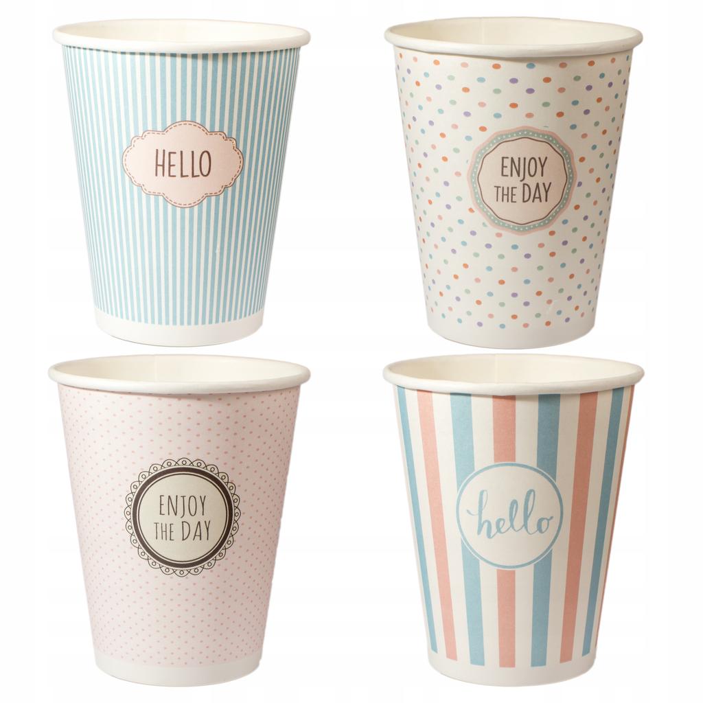 Paper Coffee Cup Pastels Tea Hot Drinks
