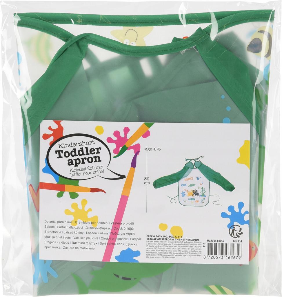 Children's Protective Art Apron for Painting