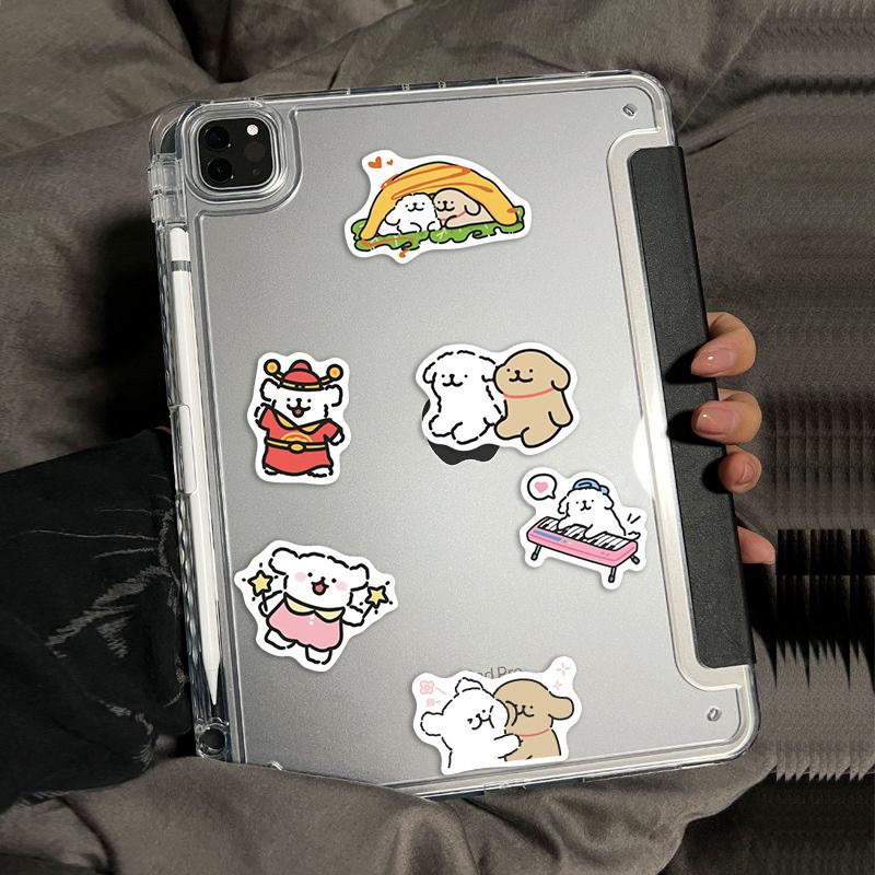 Cartoon Puppy Planner Stickers: Waterproof, Perfect for Phone Cases, Notebooks, Water Bottles, and Suitcases