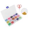 Evil Eye Beads 15 Grids Boxed Resin Material DIY Making Different Colors Beads Craft Accessories for Bracelets