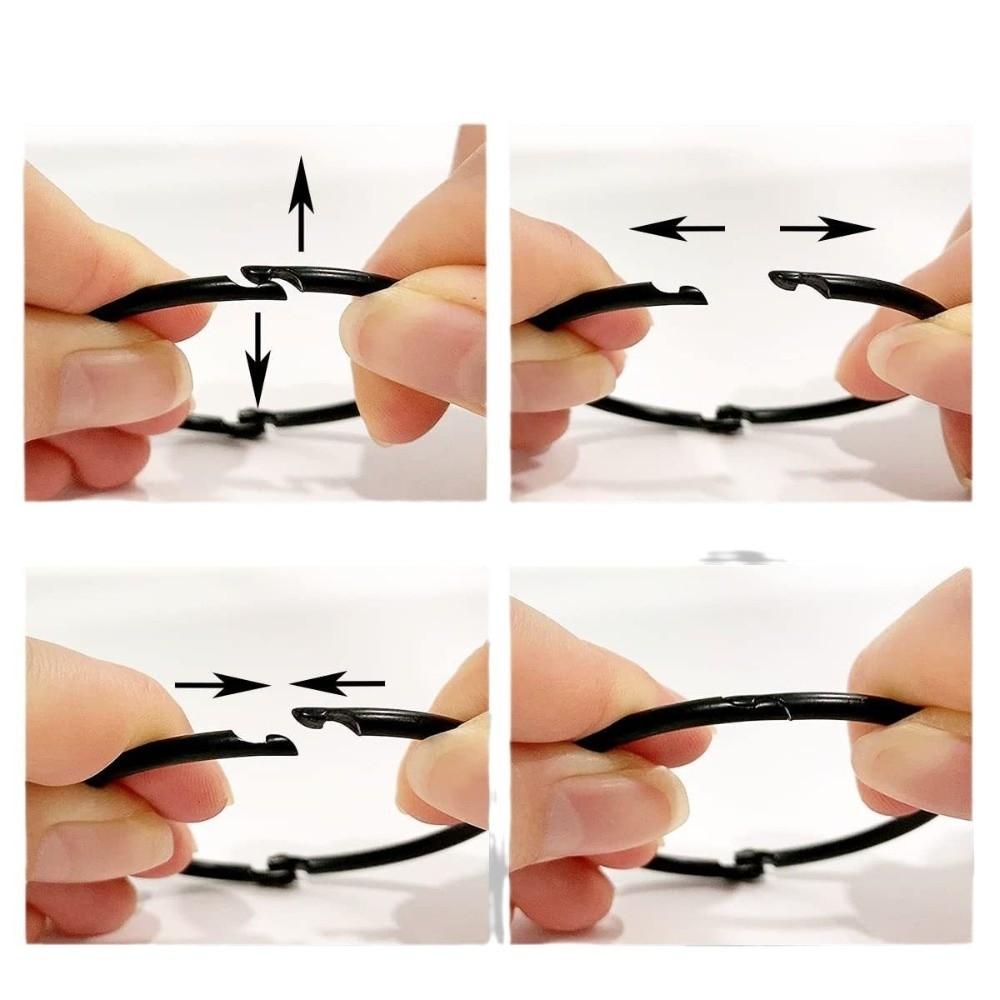 12PCS Circular Shower Curtain Hooks Rust Proof Curtain Rings Curtain Hang Holder Curtain Rod