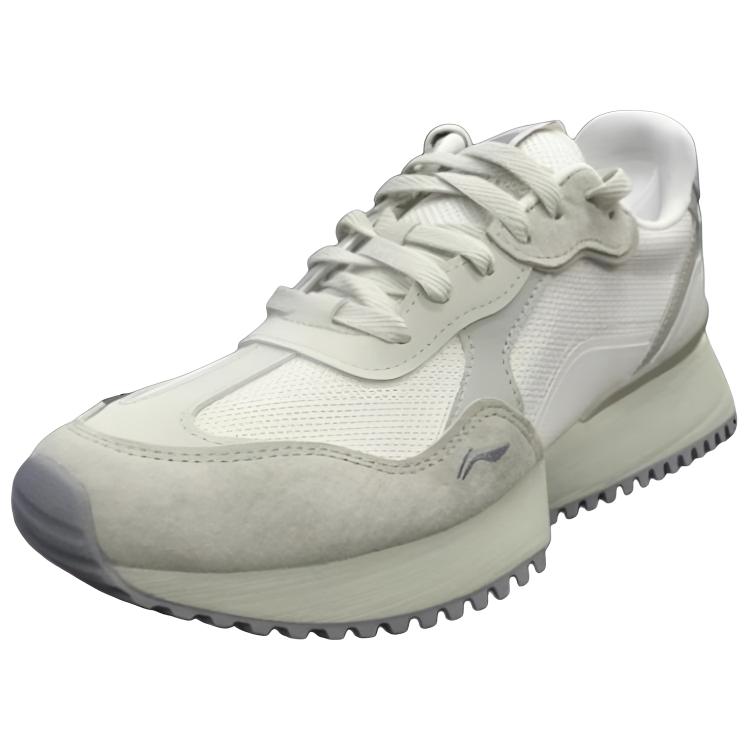 New LiNing Sports Life Collection Abrasion Resistant Lightweight Rebound Low top Casual Shoes Men's Gray AGCU113-1