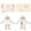Busy Board DIY Accessories Material Basic Skill Sensory Toy Unpainted Activity for Kids Preschool