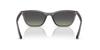 dark lens width 0RB4474D Ray-Ban sunglasses, unisex, frame/transparent grey, lens/gray gradient, 54mm,