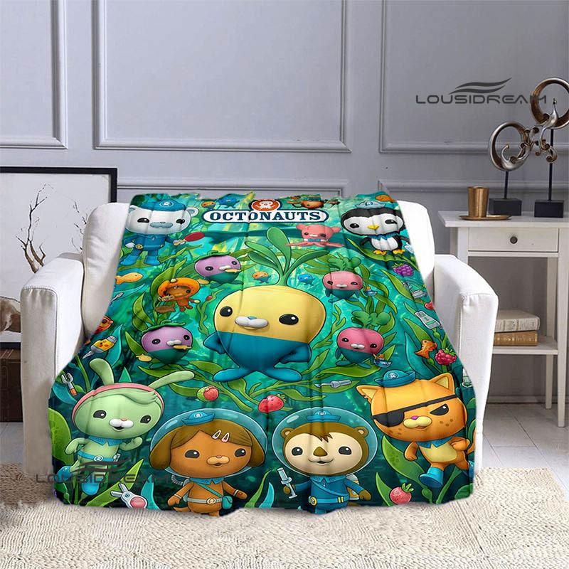 3D The-Octonauts printed blankets picnic blanket Warm Flannel blankets Soft and comfortable blanket bed linings Birthday Gift