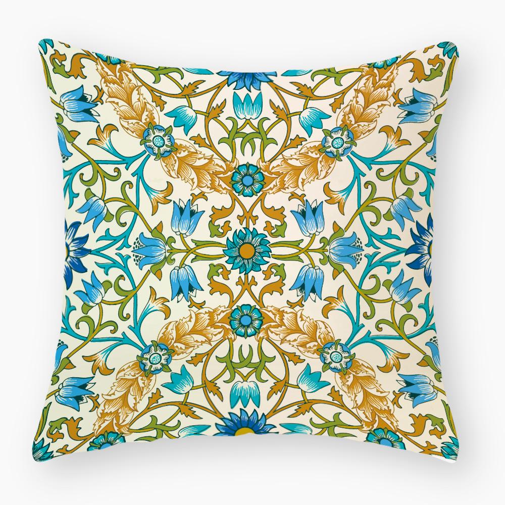 

Скандинавская наволочка для диванной подушки, цельная, богемная, офисная наволочка для подушки 45x45 peach skin velvet