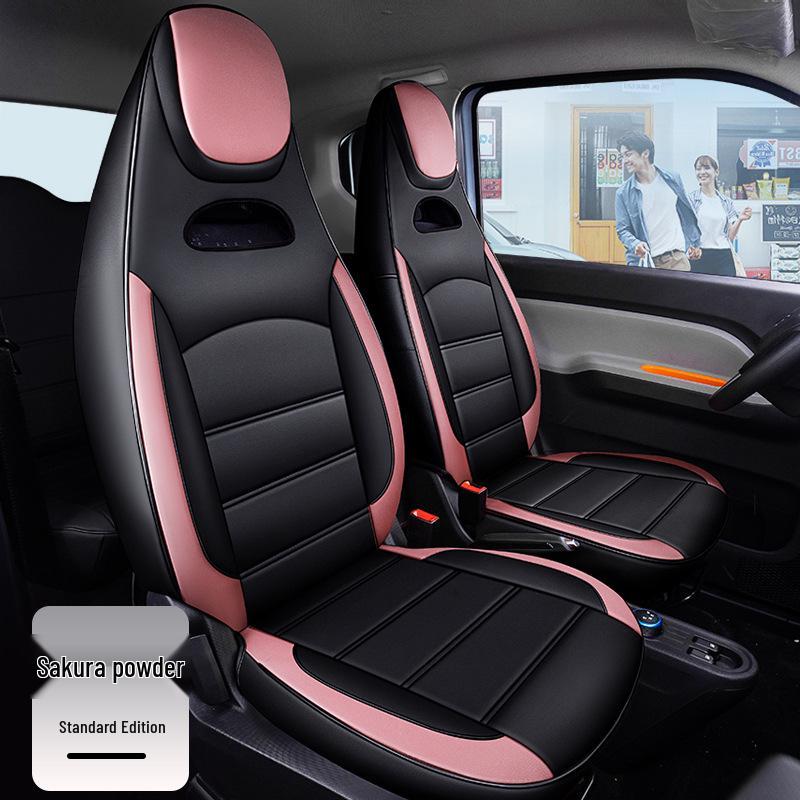Durable Wuling MINI All-Season Leather Seat Cover with Full Surround Design