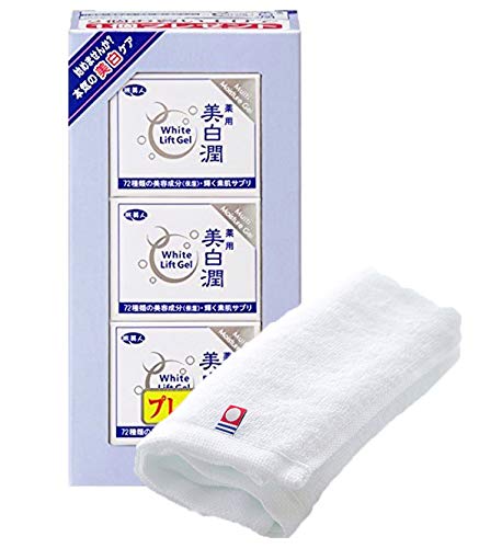 

Azuma Trading Co., Ltd. [Same Price, Includes Imabari Towel] White Lift Gel Whitening & Moisturizing 80g x 3 / Contains 72 types of beauty ingredients