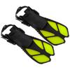 2Pcs Adjustable Swimming Fins Soft TPR Open Heel Long Diving Flippers for SnorkelingM